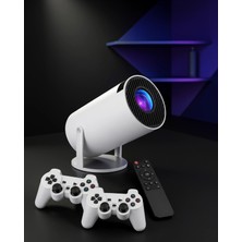 Mabelme Store 4K Kablosuz Çift Kollu Oyun Projeksiyonu