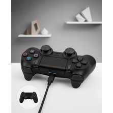 Mabelme Store Kablosuz Oyun Kolu Ps4 Uyumlu Titreşimli Şarjlı