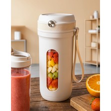 Mabelme Store Taşınabilir Blender 350 ml Güçlü Motorlu