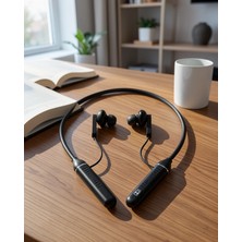 Mabelme Store Kablosuz Boyun Askılı Stereo Kulaklık Uzun Süre Kullanım