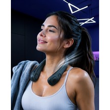 Mabelme Store Kişisel Boyun Fanı 4 Fanlı Hava Akışı
