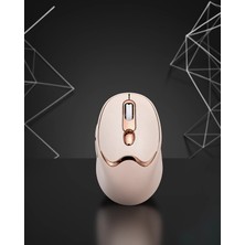 Mabelme Store Sessiz Kablosuz Mouse Bluetooth ve 2.4g Destekli