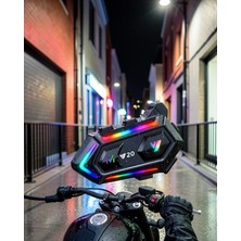 Mabelme Store Motosiklet Kask Intercom Kulaklık Bluetooth 5.3