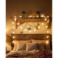 Mabelme Store LED Yıldız Aydınlatma Zinciri 5 Metre