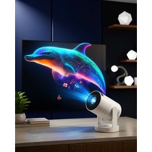 Mabelme Store Taşınabilir Projektör Android 11