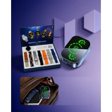 Mabelme Store Akıllı Saat Dokunmatik Kontrol + Anc Bluetooth Kulaklık