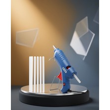 Mabelme Store 40W Sıcak Silikon Tabancası 5 Silikon Çubuklu Paket