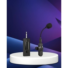 Mabelme Store Kablosuz Yaka Mikrofonu 2.4 Ghz Düşük Gecikmeli