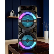 Mabelme Store Rgb Işıklı Taşınabilir Bluetooth Hoparlör
