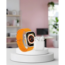 Mabelme Store Akıllı Saat 45 mm Geniş Ekran Kulaklık Seti