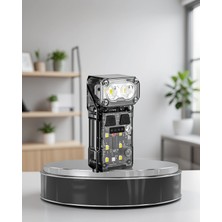 Mabelme Store 3'ü 1 Arada LED Far Şarj Edilebilir 10 Saat Kullanım