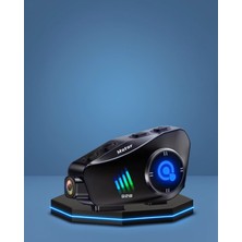 Mabelme Store Kameralı Motosiklet Kask Kulaklık 1080P Hd Bluetooth 5.3 Ipx6 Su Geçirmez