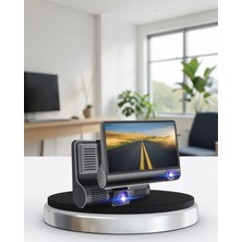 Mabelme Store Araç Kamera 3'lü 4.0" Ekranlı Full Hd Hdr Gece Görüşlü