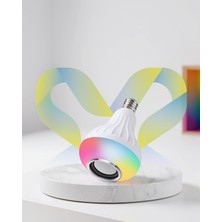 Mabelme Store Bluetooth Hoparlörlü LED Ampul 12W