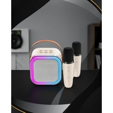 Mabelme Store Taşınabilir Karaoke Hoparlör 2400 Mah Batarya