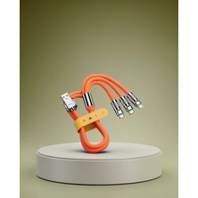 Mabelme Store 120 W Şarj Kablosu 3 Başlıklı 1,2 M