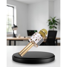 Mabelme Store Kablosuz Karaoke Mikrofon USB Aux Girişli