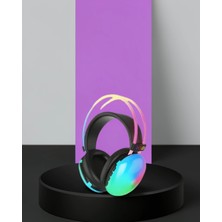 Mabelme Store Kablosuz Rgb Aydınlatmalı Oyuncu Kulaklık
