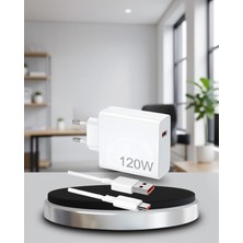 Mabelme Store 120W Hızlı Şarj Adaptörü Type-C Kablo Dahil