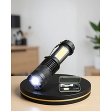 Mabelme Store Mini Şarjlı LED El Feneri