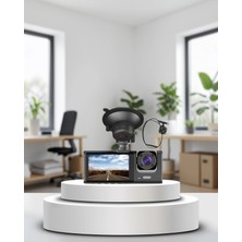 Mabelme Store Üç Kameralı Araç Dvr Full Hd Gece Görüşlü 2 Inç IPS Ekran
