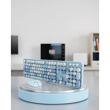 Mabelme Store Kablosuz Klavye ve Mouse Seti Sessiz Tuş 104 Tuş