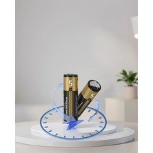 Mabelme Store Aa Lityum Pil 1.5V Type-C Şarjlı 2 Adet Model