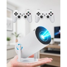 Mabelme Store Ayaklı Çift Kollu Taşınabilir Proje 4K