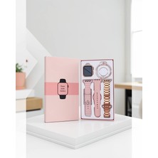 Mabelme Store Akıllı Saat Rose Gold Android ve Ios Uyumlu