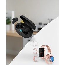 Mabelme Store Akıllı Saat ve Bluetooth Kulaklık Seti