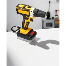 Mabelme Store Akülü Matkap Seti 24W Çift Bataryalı LED Işıkla