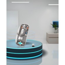 Mabelme Store Kablosuz Fare Sessiz Çift Modlu Bluetooth 5.0