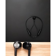 Mabelme Store Kablolu Boyun Askılı Dijital Göstergeli Bluetooth Kulaklık 60 Saat