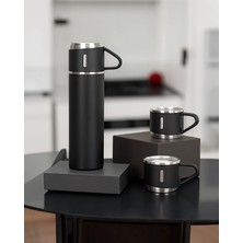 Mabelme Store Taşınabilir 500 ml Vakumlu Basınçlı Termos Seti