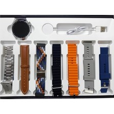 Mabelme Store Akıllı Saat 7 Kordonlu Yeni Nesil Arama Cevaplayan