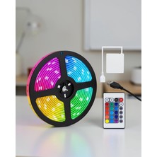 Mabelme Store LED Şerit Aydınlatma 10 Metre Kumandalı Renkli