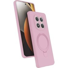 Xiaomi Redmi Note 15 4g Regal Magsafe Standlı Kapak - Açık Pembe