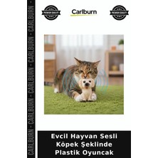 Carlburn Evcil Hayvan Sesli Köpek Şeklinde Plastik Oyuncak Neşeli Vakit Eğlence Vakti