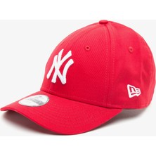 New Era 940 NY Yankees Çocuk Kırmızı Şapka.-