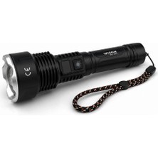 Hace Bazaar WS-7878 30WATT 3000 Lümen Uzun Menzilli USB Type-C Şarjlı El Feneri -Hcb