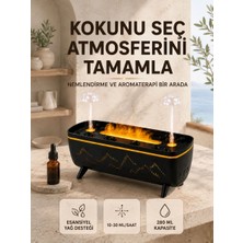Hace Bazaar Uzaktan Kumandalı Hava Nemlendirici Aromaterapi Difüzörü 2 4 8 Saat Zamanlayıcılı Siyah -Hcb