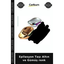 Carlburn Epilasyon Taşı Altın ve Gümüş Renk Bakım Aleti Pratik Çözüm