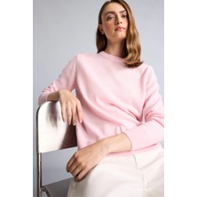 DeFacto Ultra Yumuşak Relax Fit Bisiklet Yaka Kazak C0058AX26WN