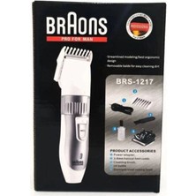Royaleks Braons Şarj Edilebilir Kablosuz Tıraş Makinesi BRS-1217