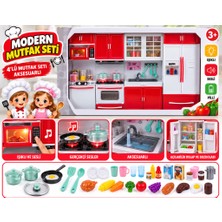 tp 1014 Modern Kıtchen Mutfak Set 4lü Oyuncak Mutfak Seti