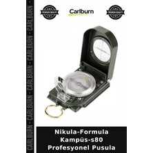 Carlburn Nikula-Formula KAMPÜS-S80 Profesyonel Pusula Bisiklet Aksesuarı Yol Bulucu Kamp Aleti