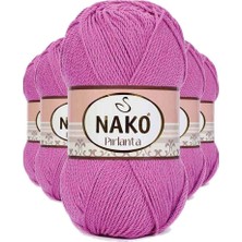 Bin1çeşit 5 Adet Pırlanta Amigurumi El Örgü Ipi Yünü Gül 1249
