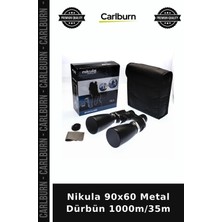 Carlburn Nikula 90X60 Metal Dürbün 1000M/35M Gözlem Optiği Geniş Açı Açık Alan