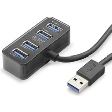 MiraLive USB Type-C 3.1 Gen1 Hub 4 Port 5 Gbps Siyah HDX7055