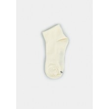 Krem  Eclipse Sport ES005 Krem Yarım Spor Tekli Çorap